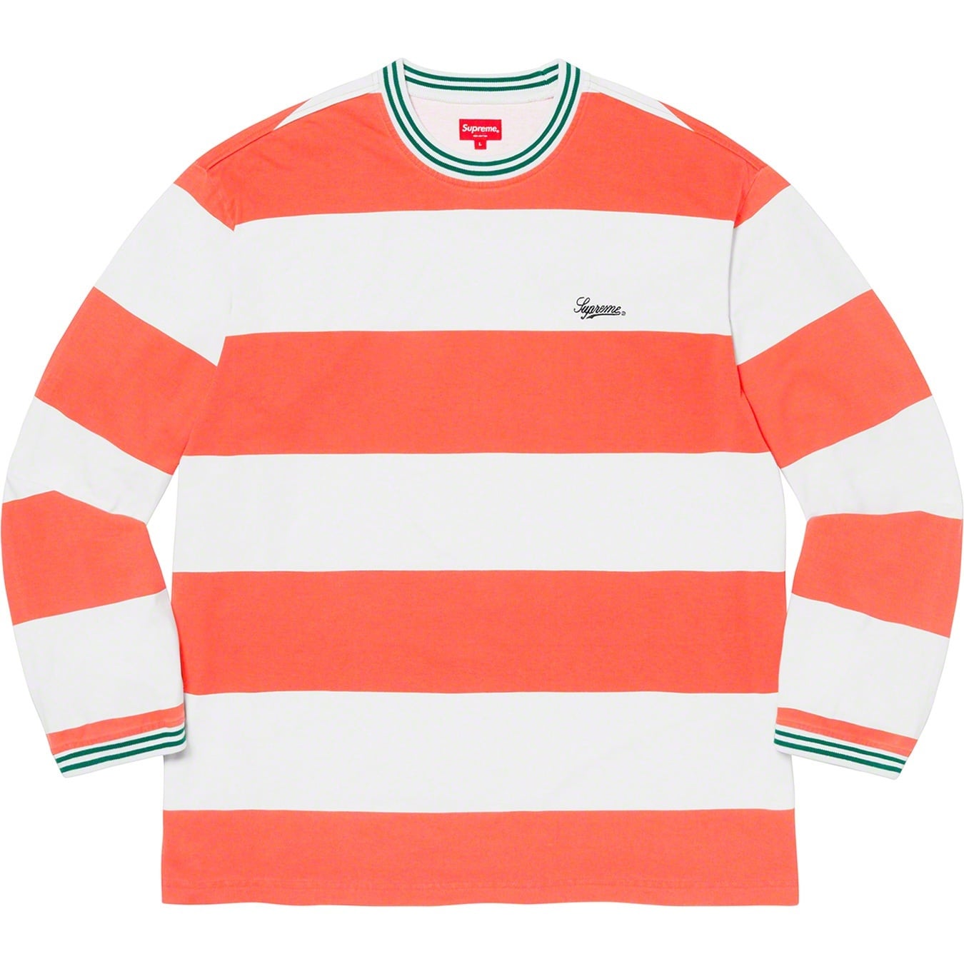 Printed Stripe L/S Top view 3